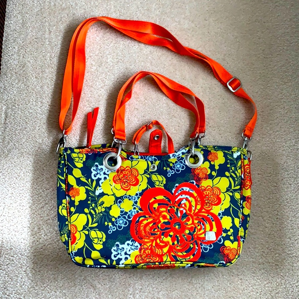 Haiku Antique Moss & Tangerine Floral Profusion